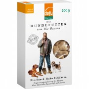 Bio Huhn Möhre 200g Kekse Hund Keks defu