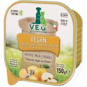 VEGAN Kartoffel Apfel Bohnen 150g NICHT BIO Hund Nassfutter V.E.G.