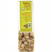 Apfel/Nuss NICHT BIO Snack knusprige Würfel 100g Tüte Hund Snack Hundsfutter